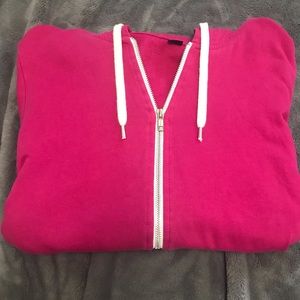 Pink Zip Up Hoodie